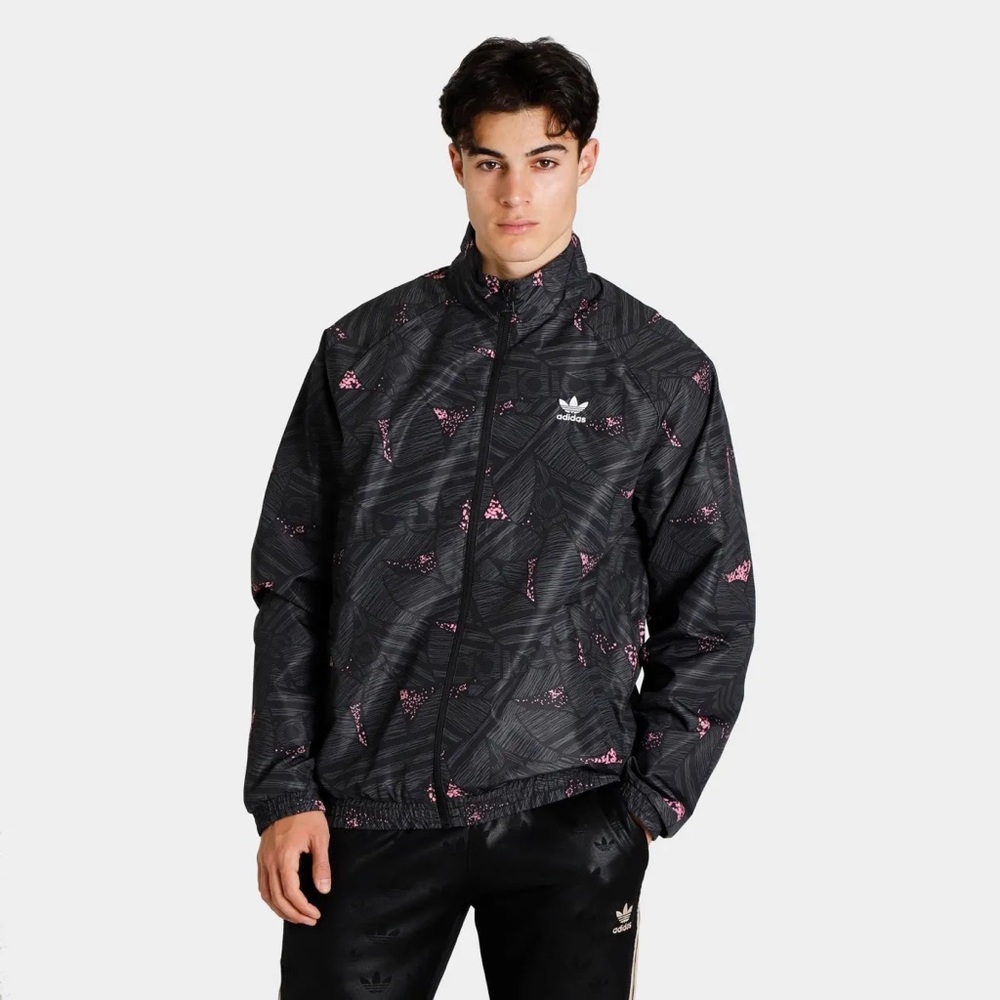 Adidas  Originals Rekive Trefoil Allover Print Track Set NEW // size 2 XL